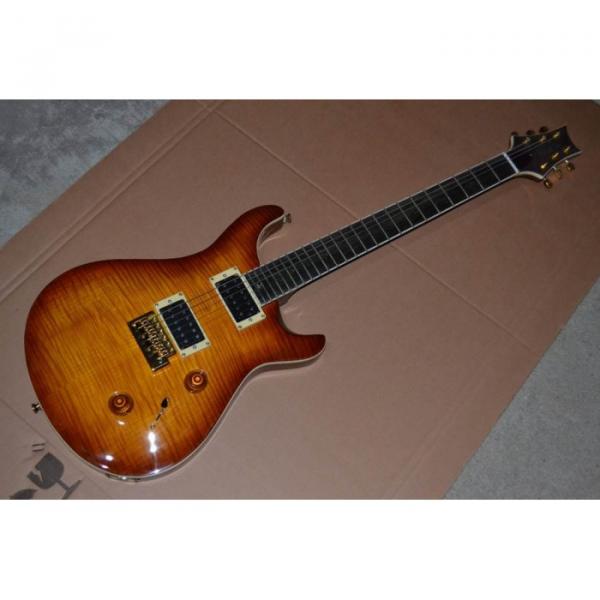 Custom Shop Tobacco Burst Bird Inlay PRS Electric Guitar #2 image