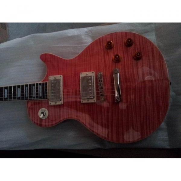 Custom Shop Tiger Pink Maple Top Standard Electric Guitar #1 image