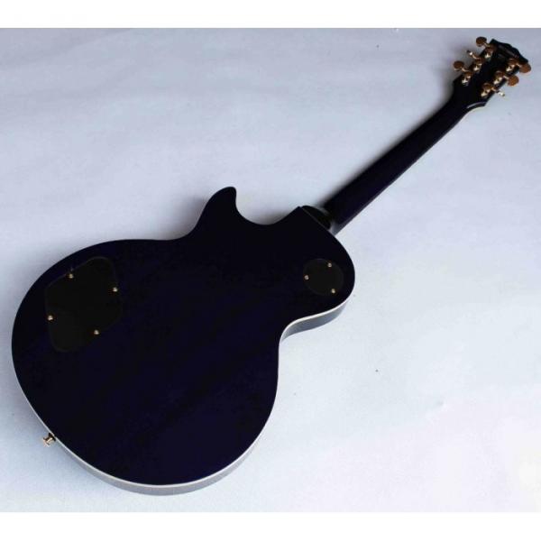 Custom Shop Tiger Maple Top Blue LP Electric Guitar #3 image