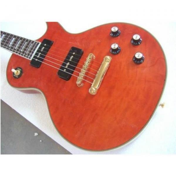 Custom Shop Tiger Maple Top Orange Electric Guitar #1 image
