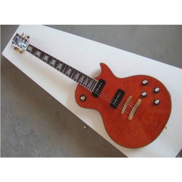 Custom Shop Tiger Maple Top Orange Electric Guitar #4 image