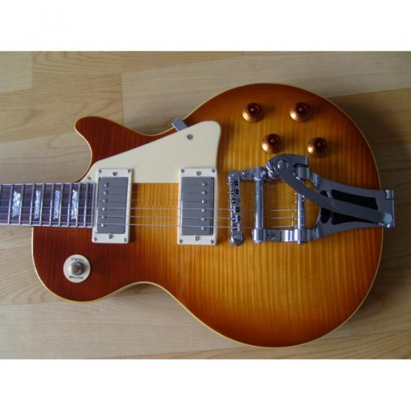 Custom Shop Tiger Maple Top Electric Guitar Bigsby Tremolo #4 image