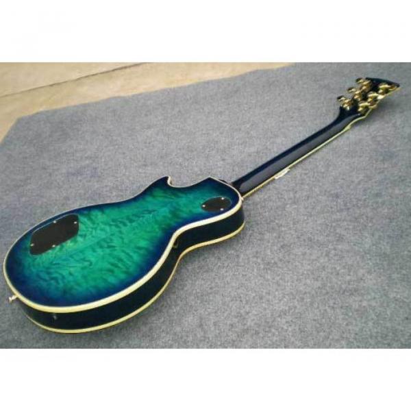 Custom Shop Teal Quilted Maple Top Electric Guitar #2 image