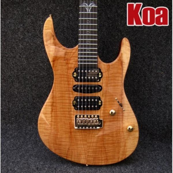 Custom Shop Suhr Koa 6 String Electric Guitar #3 image