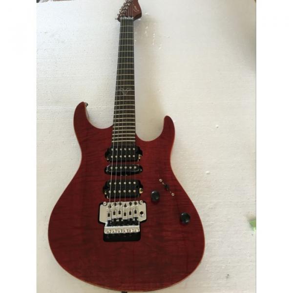 Custom Shop Suhr Red Burgundy Maple Top Electric Guitar Floyd Rose #5 image