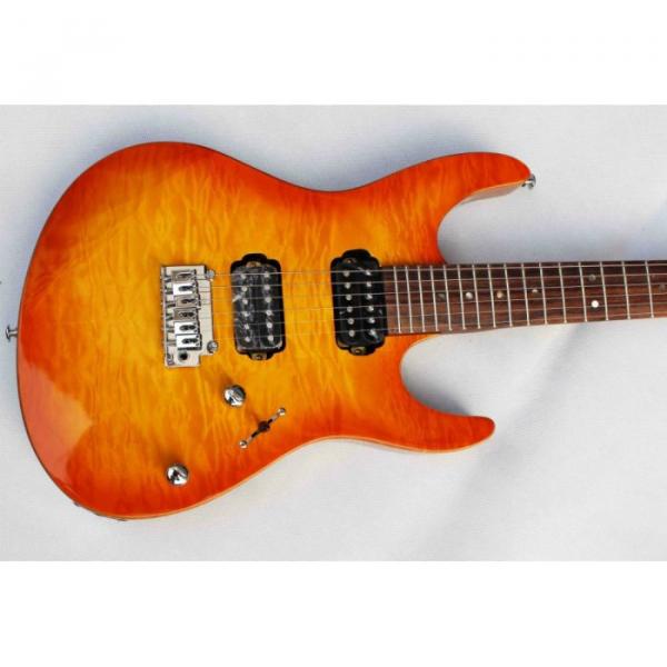 Custom Shop Suhr Flame Maple Top Sunburst Electric Guitar #1 image