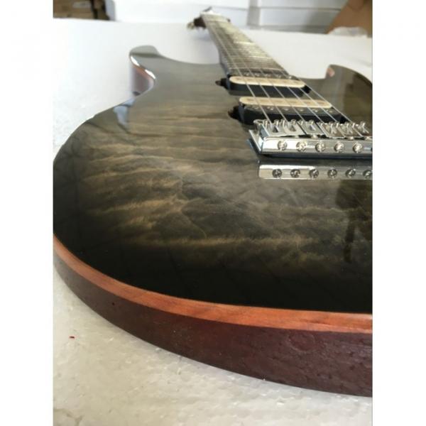 Custom Shop Suhr Black Gray Maple Top Electric Guitar #2 image