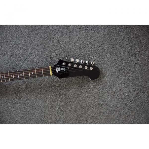 Custom Shop Sparkle Firebird P90 3 Pickups Silver Mist Poly Color Electric Guitar #4 image