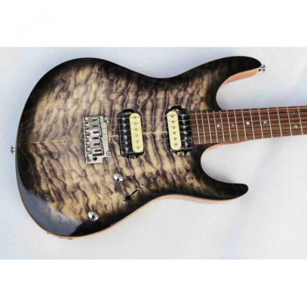 Custom Shop Suhr Flame Maple Top Black Brown Electric Guitar #1 image