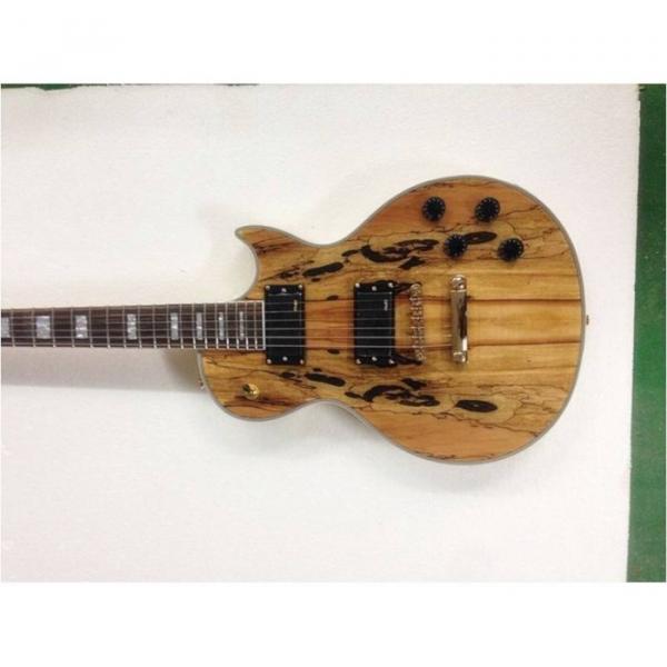 Custom Shop Spalted Maple Standard Dead Wood LP Electric Guitar #1 image