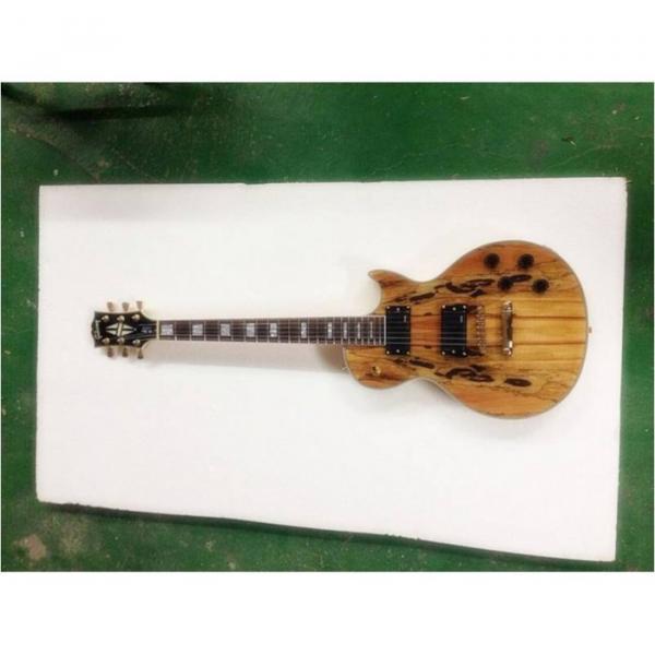 Custom Shop Spalted Maple Standard Dead Wood LP Electric Guitar #2 image