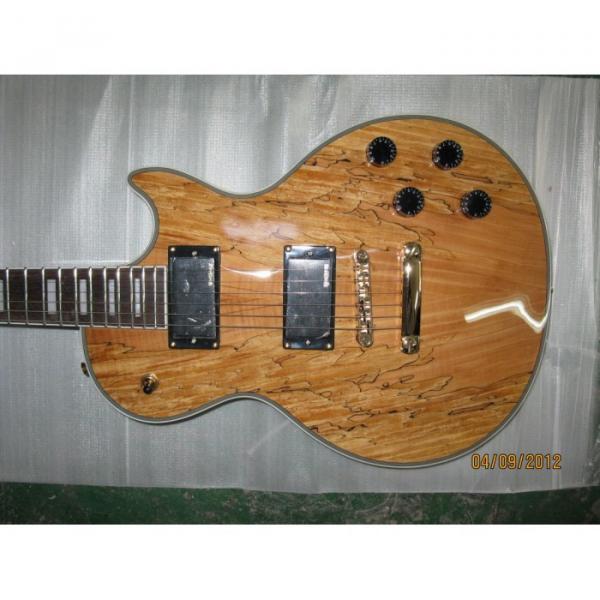 Custom Shop Spalted Maple Dead Wood LP Electric Guitar #1 image
