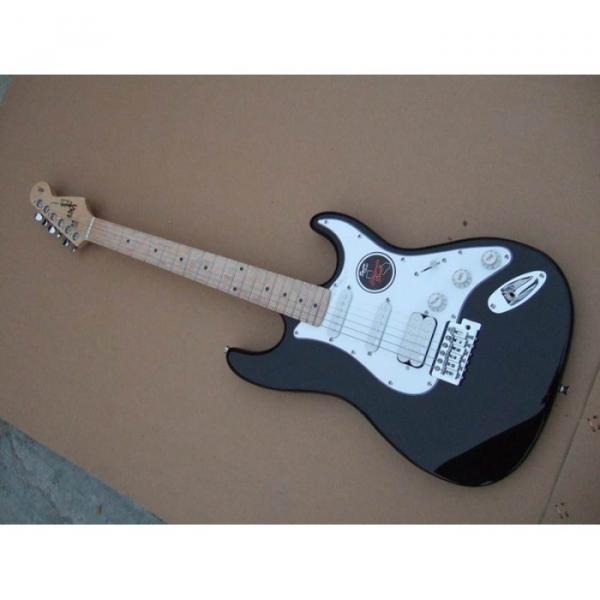 Custom Shop Squire Black Fender Electric Guitar #1 image