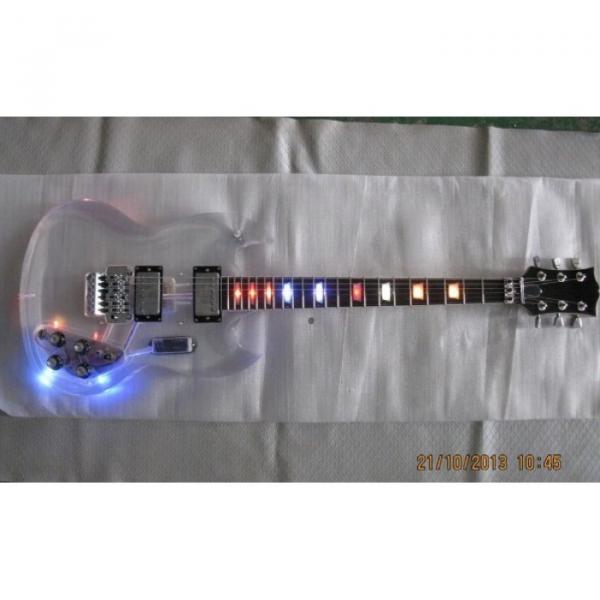 Custom Shop SGT Acrylic Plexiglass Transparent Electric Guitar #1 image