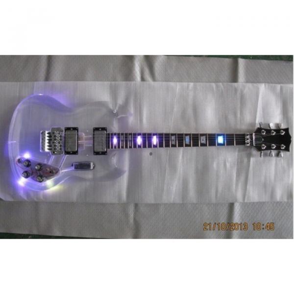 Custom Shop SGT Acrylic Plexiglass Transparent Electric Guitar #3 image