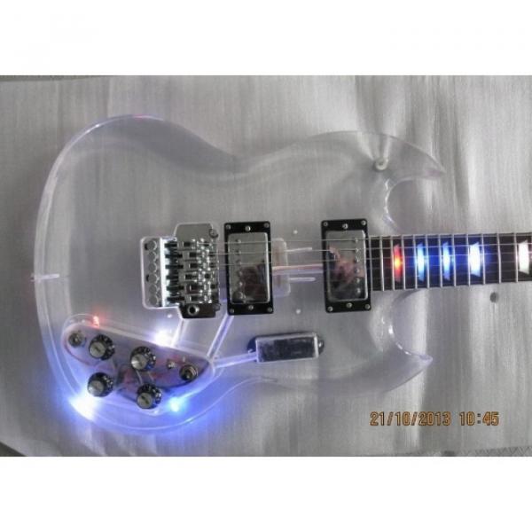 Custom Shop SGT Acrylic Plexiglass Transparent Electric Guitar #5 image