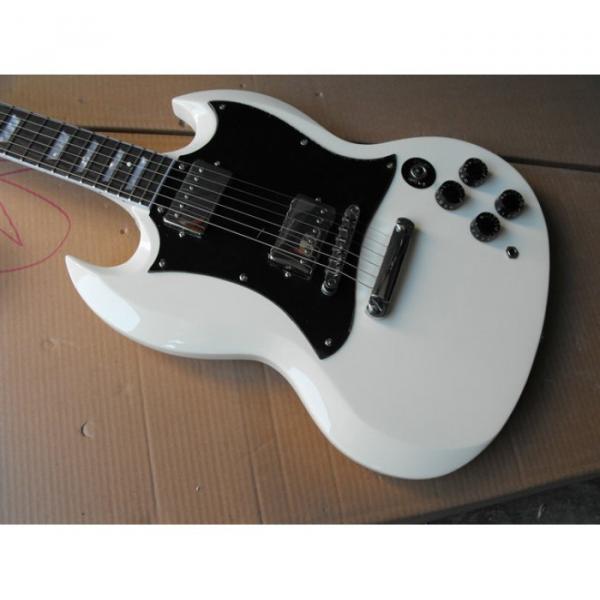 Custom Shop SG White Finish Electric Guitar #1 image