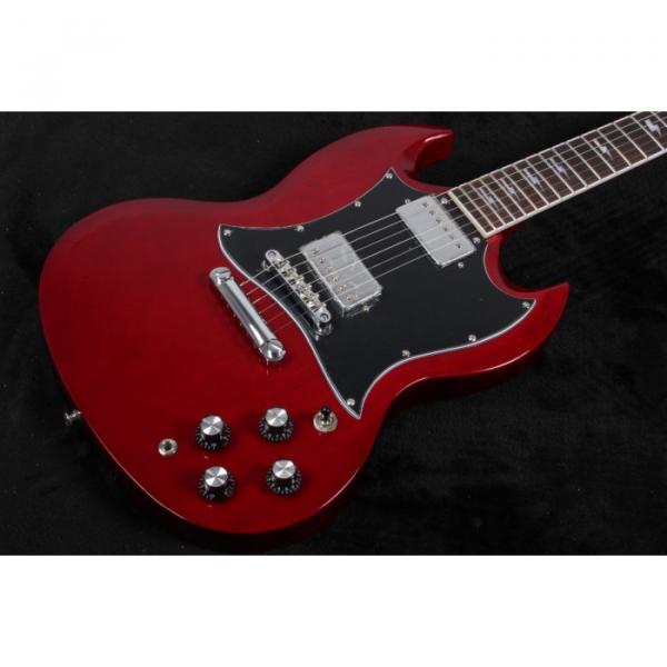 Custom Shop SG Angus Young Cherry Dark Red Electric Guitar #5 image