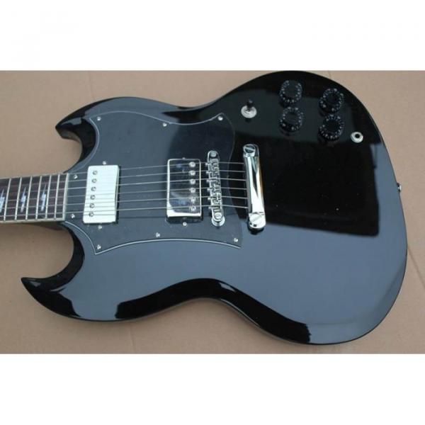 Custom Shop SG Black LP Electric Guitar #1 image