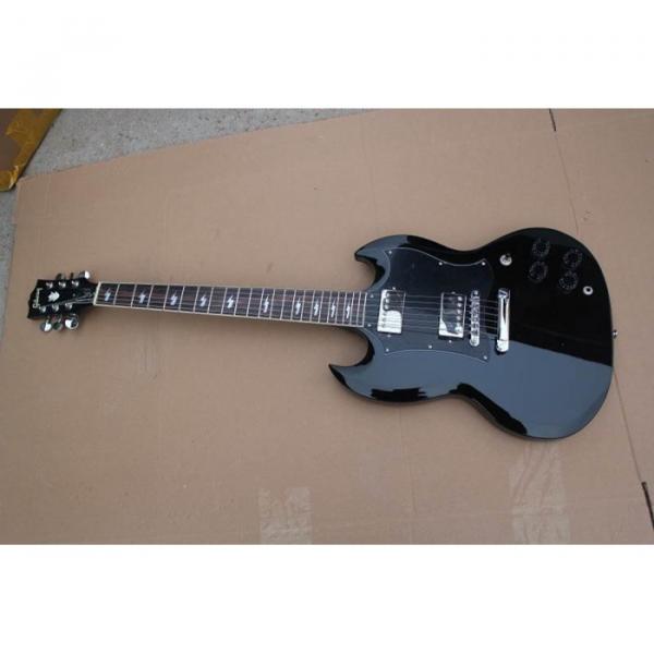 Custom Shop SG Black Electric Guitar #5 image
