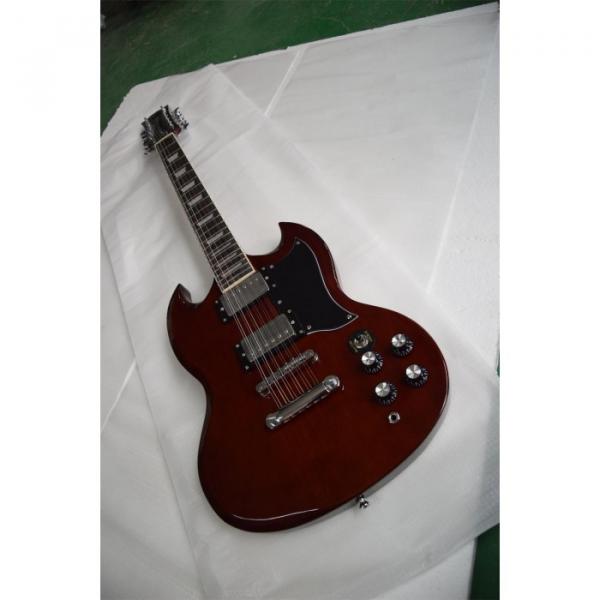 Custom Shop SG Angus 12 String Burgundy Red Electric Guitar #3 image