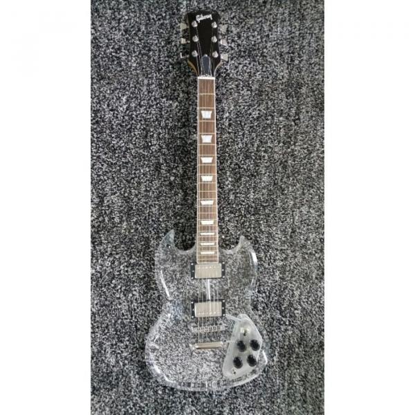 Custom Shop SG Acrylic Plexiglass Transparent Electric Guitar #2 image