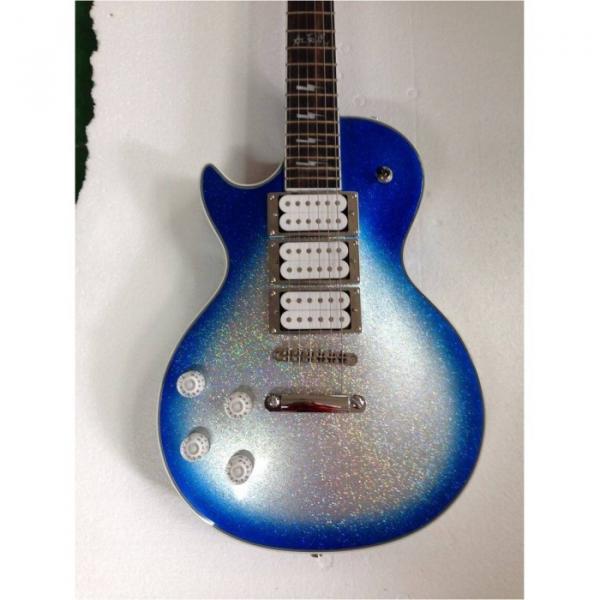 Custom Shop Robot Left Handed Blue Ace Frehley Robot Electric Guitar #1 image