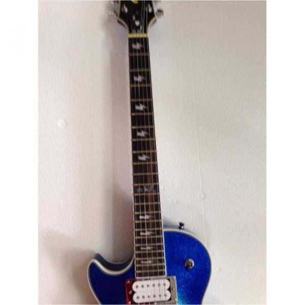 Custom Shop Robot Left Handed Blue Ace Frehley Robot Electric Guitar #4 image