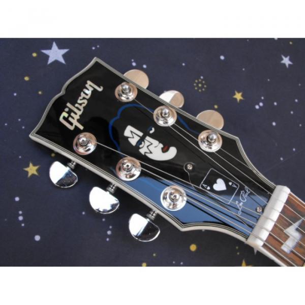 Custom Shop Robot Blue Ace Frehley Robot Electric Guitar #2 image