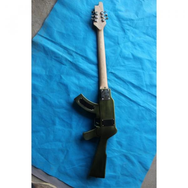 Custom Shop Rifle Machine Gun BC Rich Black 6 String Electric Guitar #4 image