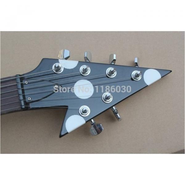 Custom Shop RR Polka Dots Flying V Electric Guitar #2 image