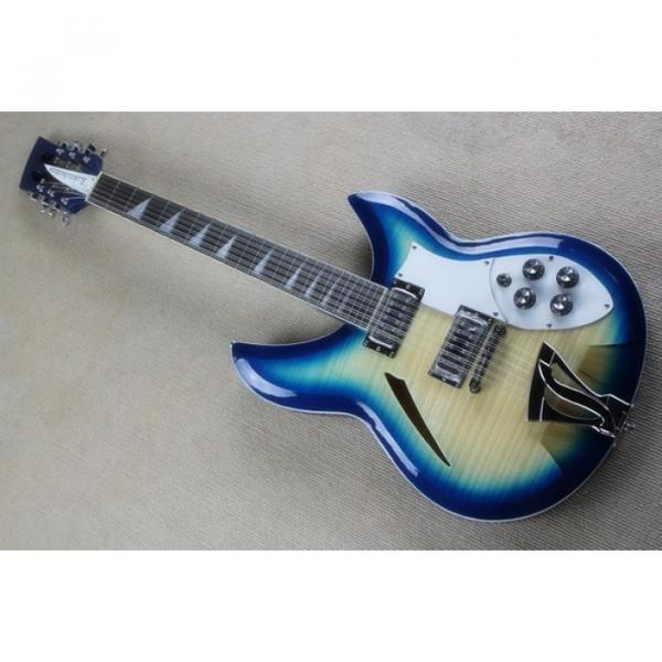 Custom Shop Rickenbacker Transparent Blue 360 Electric Guitar #1 image