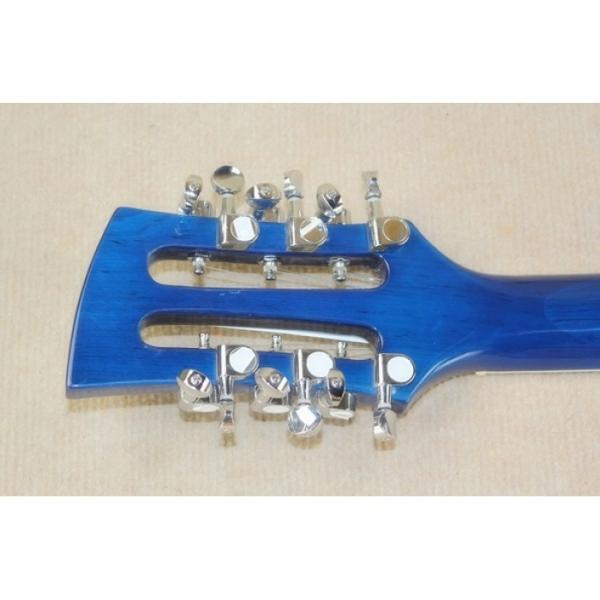 Custom Shop Rickenbacker Transparent Blue 360 Electric Guitar #2 image
