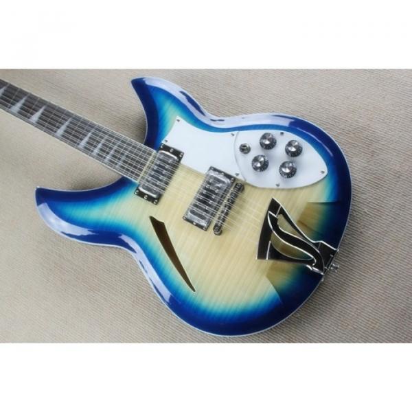 Custom Shop Rickenbacker Transparent Blue 360 Electric Guitar #4 image