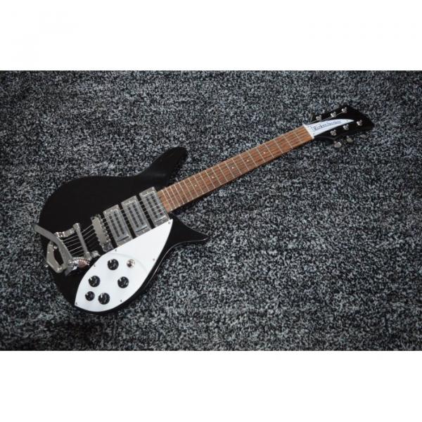 Custom Shop Rickenbacker 325 Jetglo Black 6 String Electric Guitar #1 image