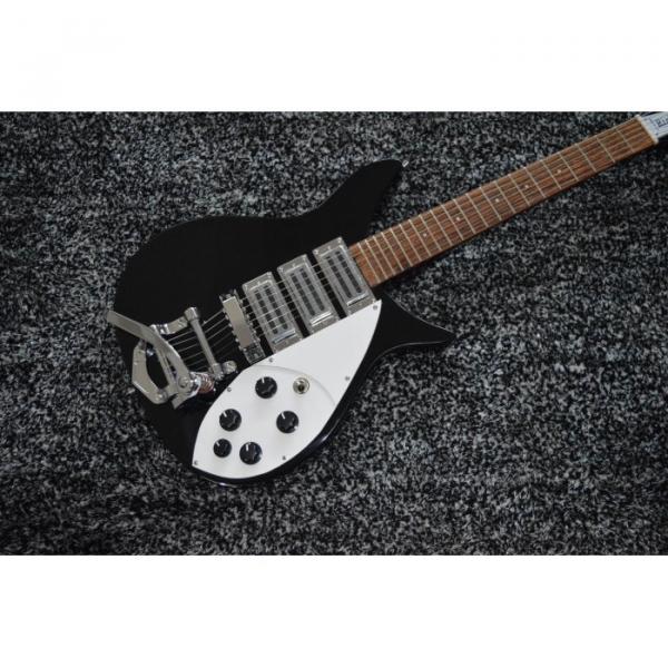 Custom Shop Rickenbacker 325 Jetglo Black 6 String Electric Guitar #4 image