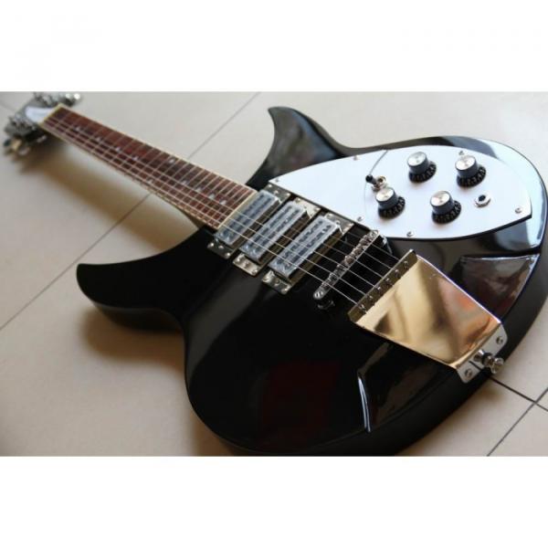 Custom Shop Rickenbacker 325C64 Jetglo Black Electric Guitar #4 image