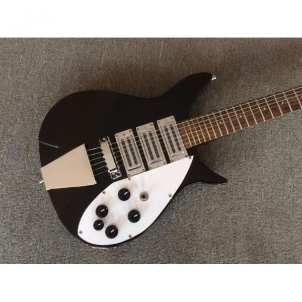 Custom Shop Rickenbacker 350 Jetglo Black Electric Guitar #3 image
