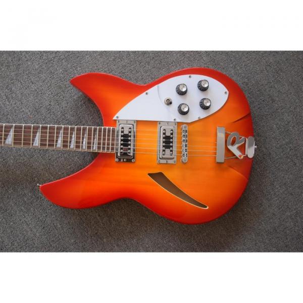 Custom Shop Rickenbacker 330 Fireglo Electric Guitar Neck Through Body #4 image