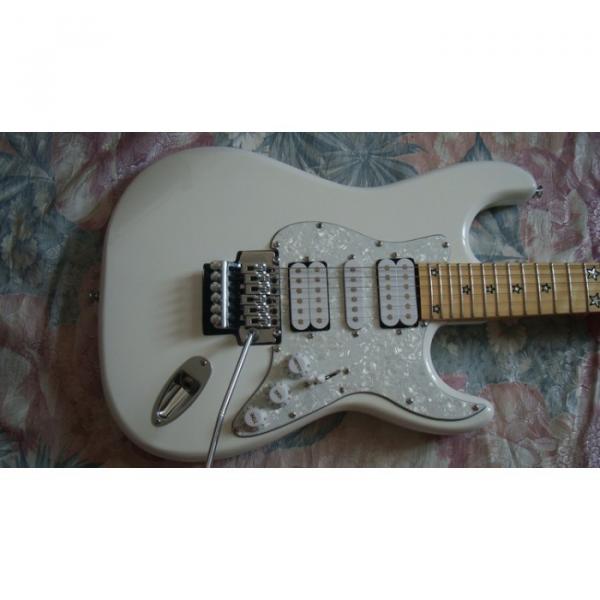 Custom Shop Richie Sambora American Fender White Floyd Rose Tremolo Electric Guitar 24 Frets #1 image