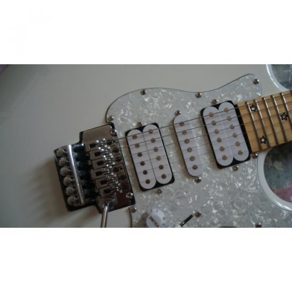 Custom Shop Richie Sambora American Fender White Floyd Rose Tremolo Electric Guitar 24 Frets #3 image