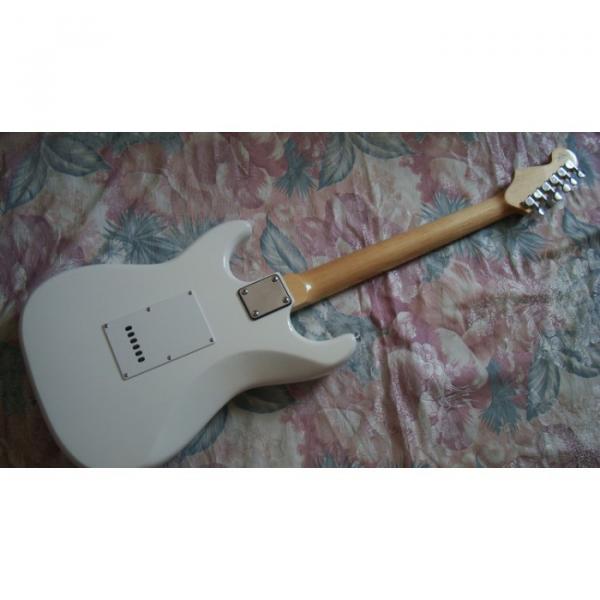 Custom Shop Richie Sambora American Fender White Floyd Rose Tremolo Electric Guitar 24 Frets #5 image
