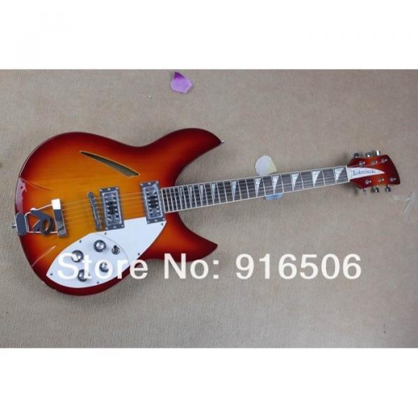 Custom Shop Rickenbacker 330 Fireglo Electric Guitar #5 image