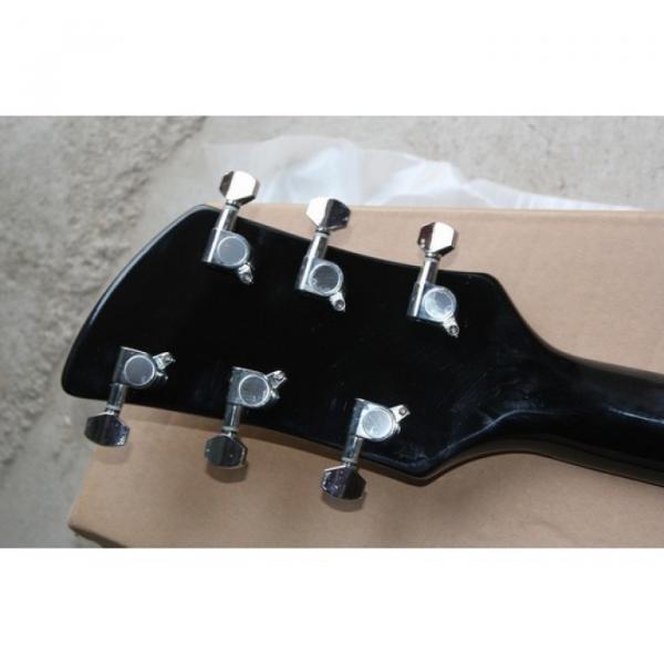 Custom Shop Rickenbacker 330 Black Electric Guitar #2 image