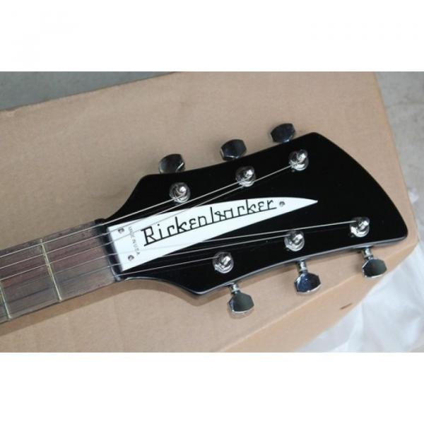 Custom Shop Rickenbacker 330 Black Electric Guitar #5 image
