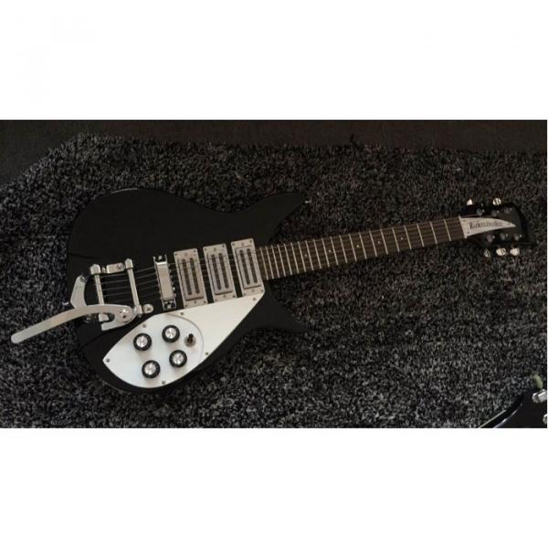Custom Shop Rickenbacker 325 Jetglo Black 6 String Electric Guitar #1 image