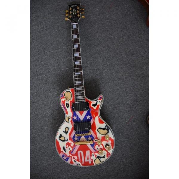 Custom Shop Relic Gore Rebel Confederate Flag Electric  Guitar #5 image