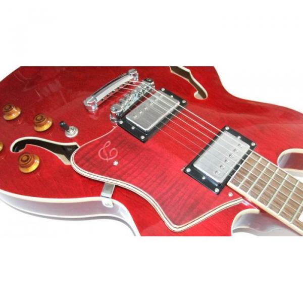 Custom Shop Red Wine ES 335 VOS Jazz Electric guitar #3 image