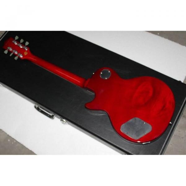 Custom Shop Red Wine Abalone Snakepit Slash  Inlay Fretboard Electric Guitar #4 image