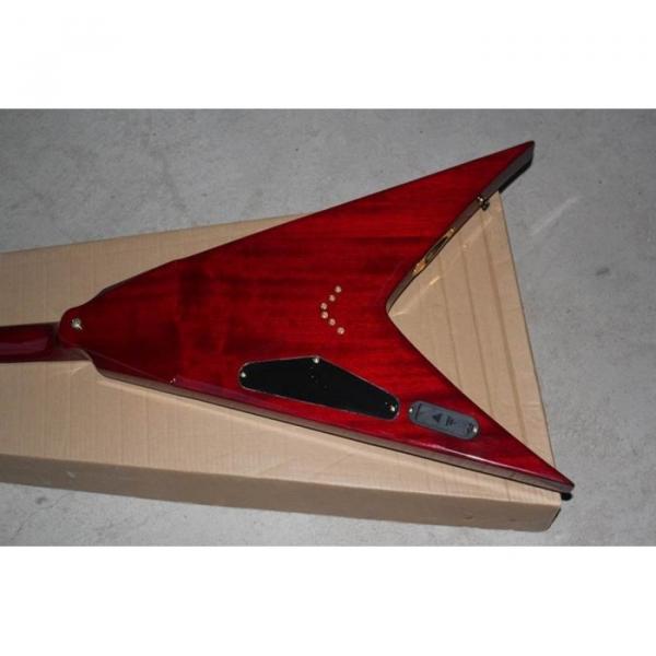 Custom Shop Red Flying V VMNT1 Dean Electric Guitar #2 image